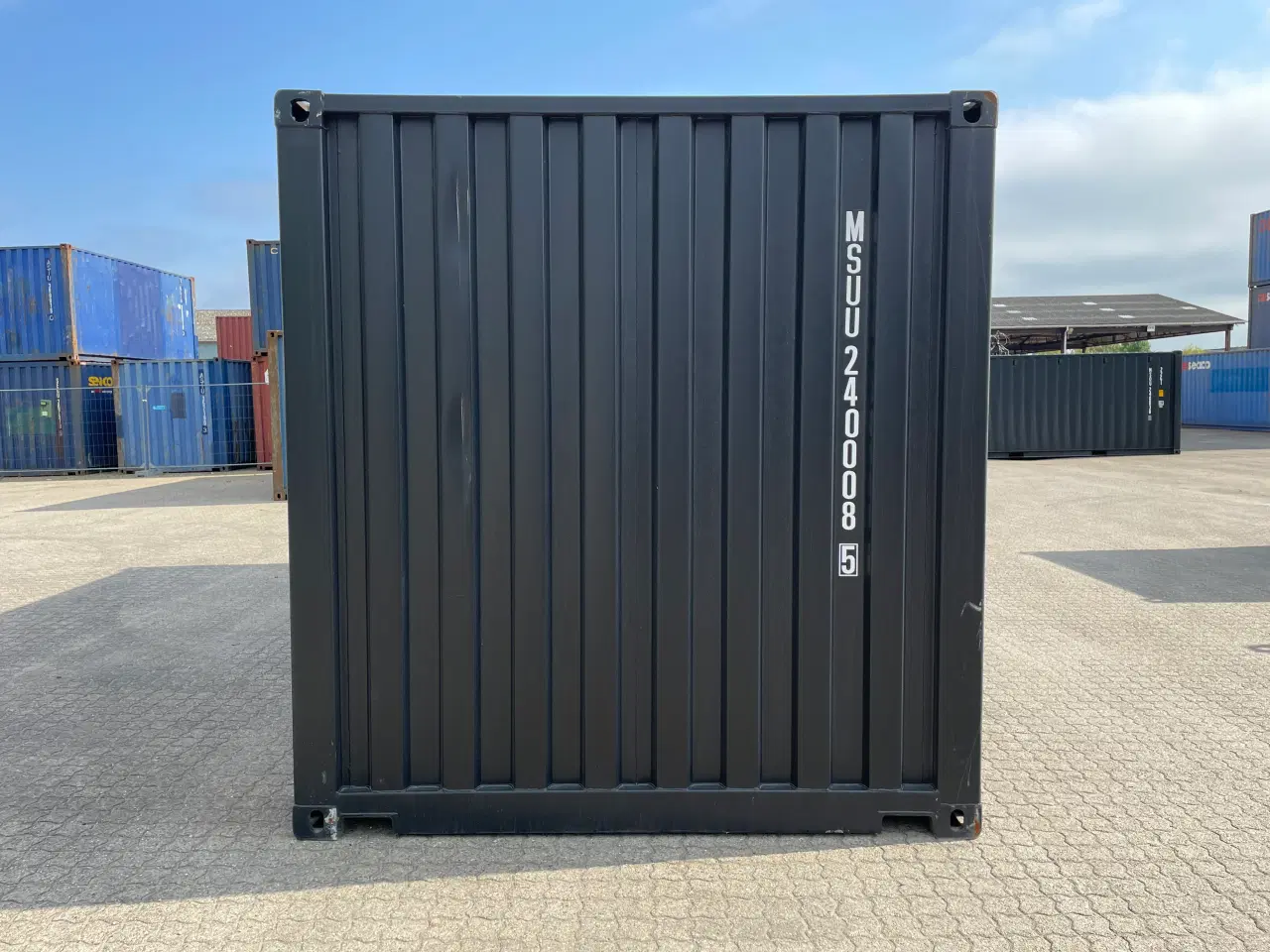 Billede 4 - NY SORT - 20 fods containere med eller uden isoler