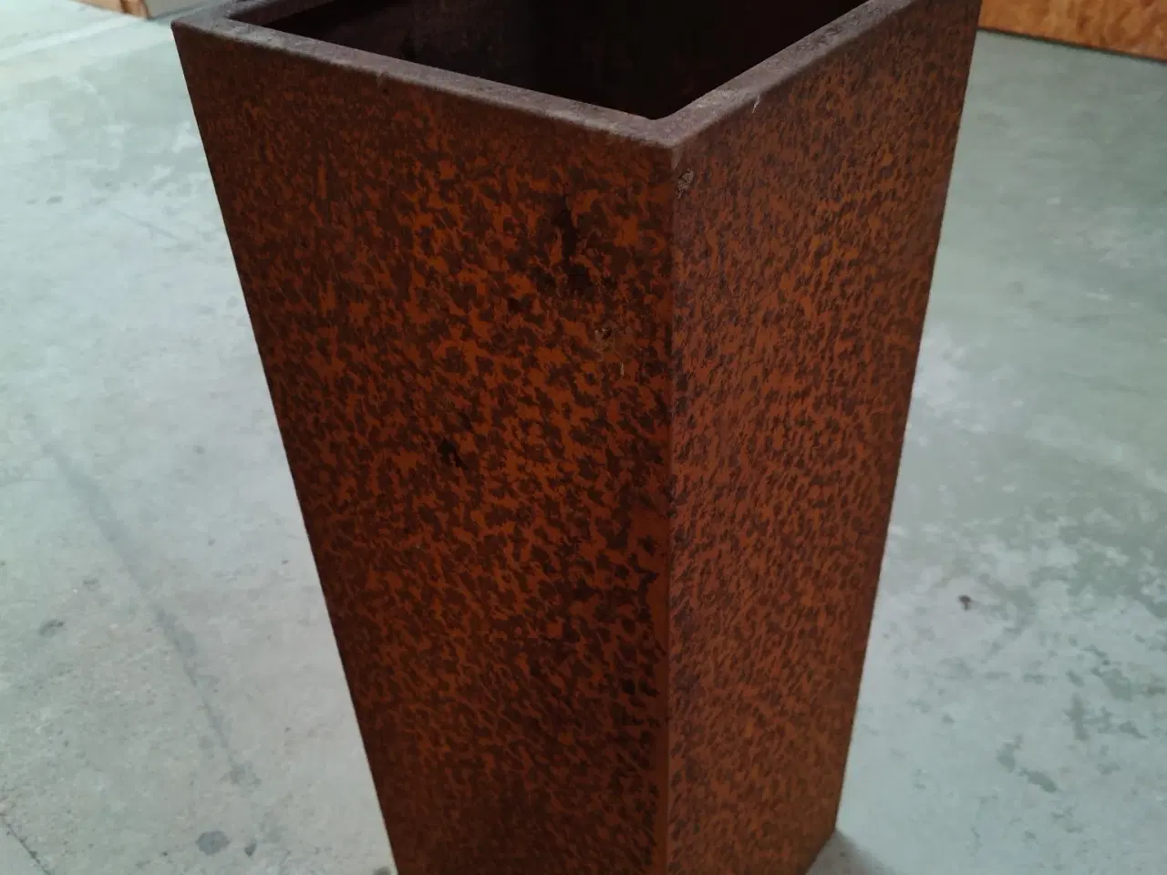 Billede 2 - Potteskjuler i Cortenstål, 80x30x30 cm