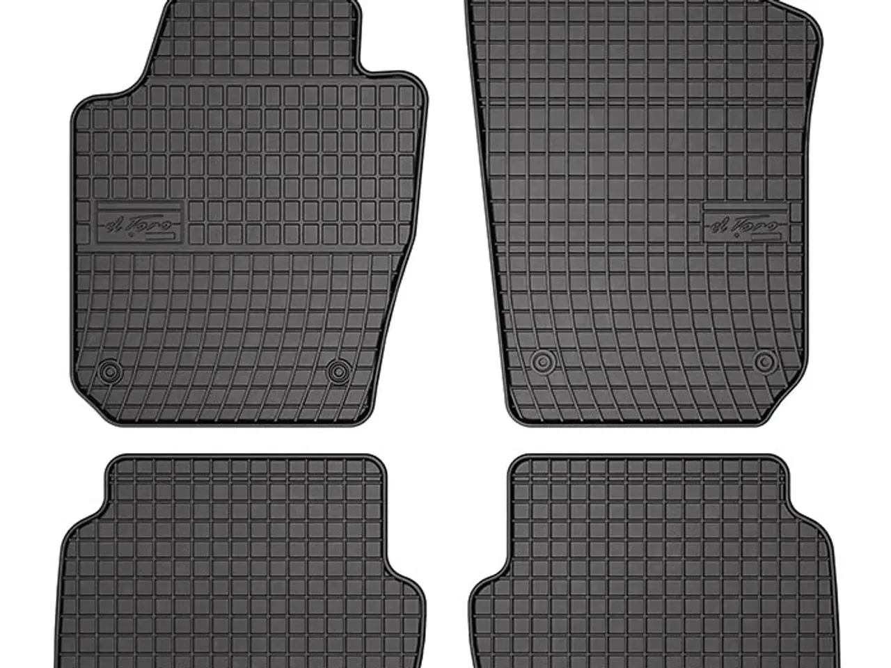 Billede 1 - Gummimåtter Seat Ibiza IV 08-17, Skoda Fabia II 14-22