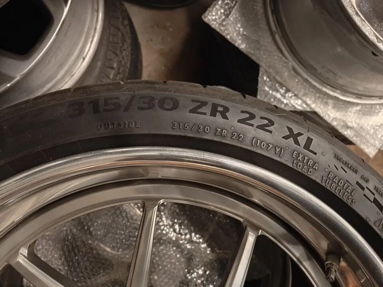 Billede 2 - 4 stk. Fælge m. dæk ADV1 3delt Split til PORSCHE (MOMSFRI)