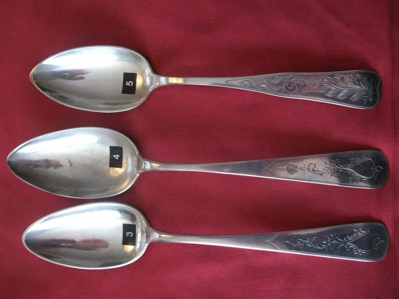 Billede 1 - Nyrokoko Sølvskeer