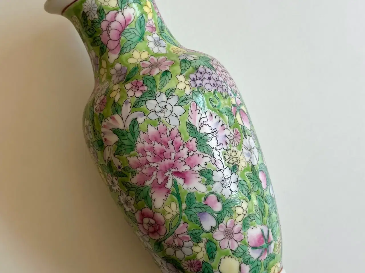Billede 3 - Håndmalet porcelænsvase