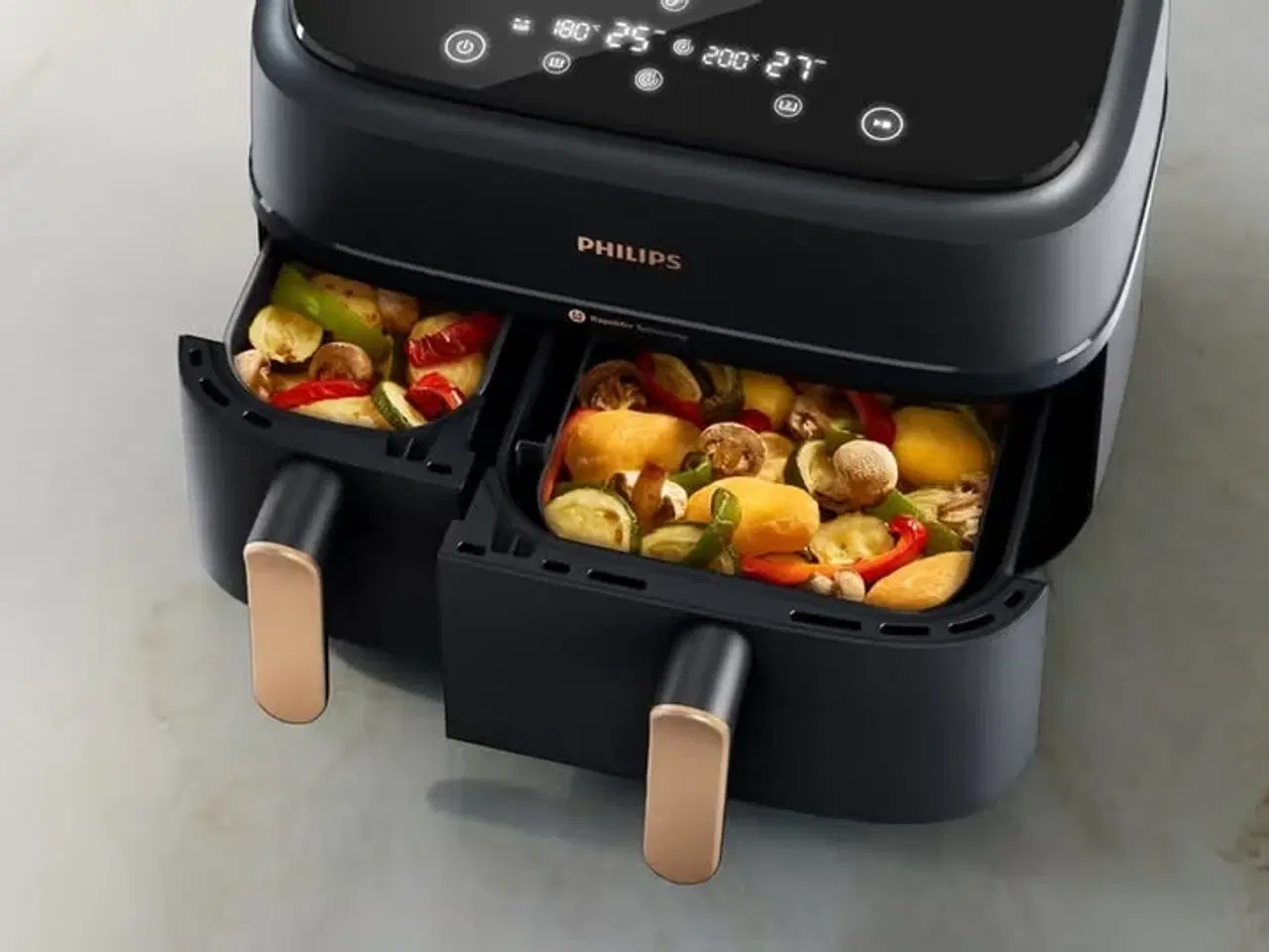 Billede 2 - Philips 3000 Series Dual Basket Airfryer
