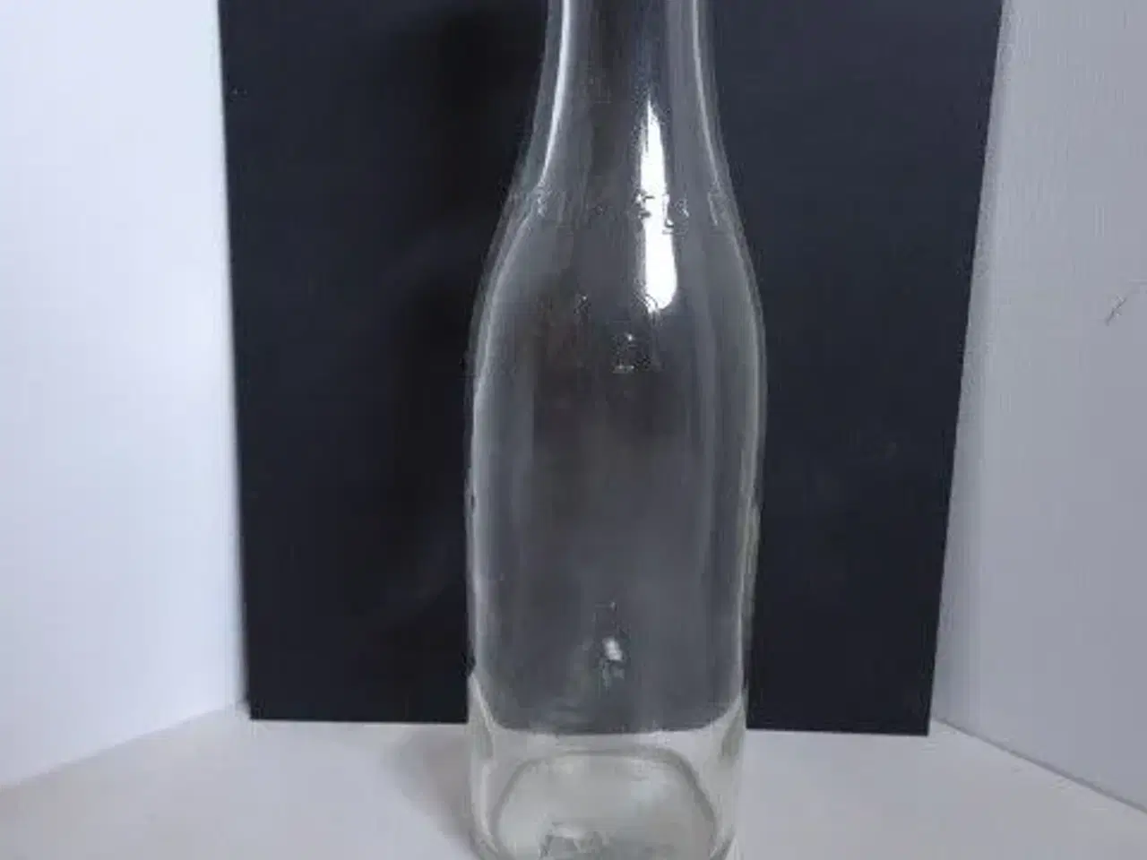 Billede 1 - Mælkeflasker, klare ½ liter fællesflaske.