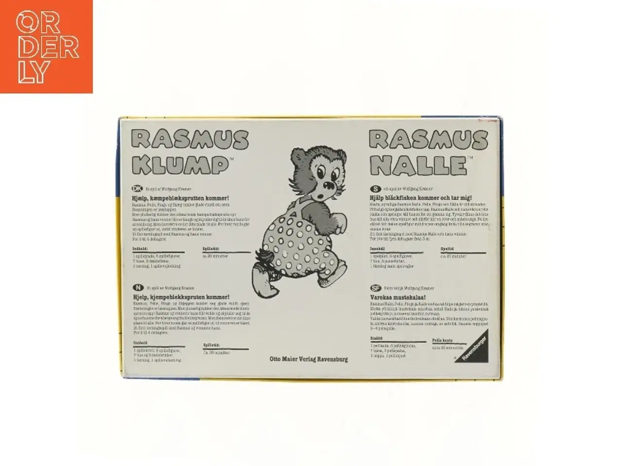 Billede 2 - Rasmus Klump spil (str. 33x23x3,5 cm)