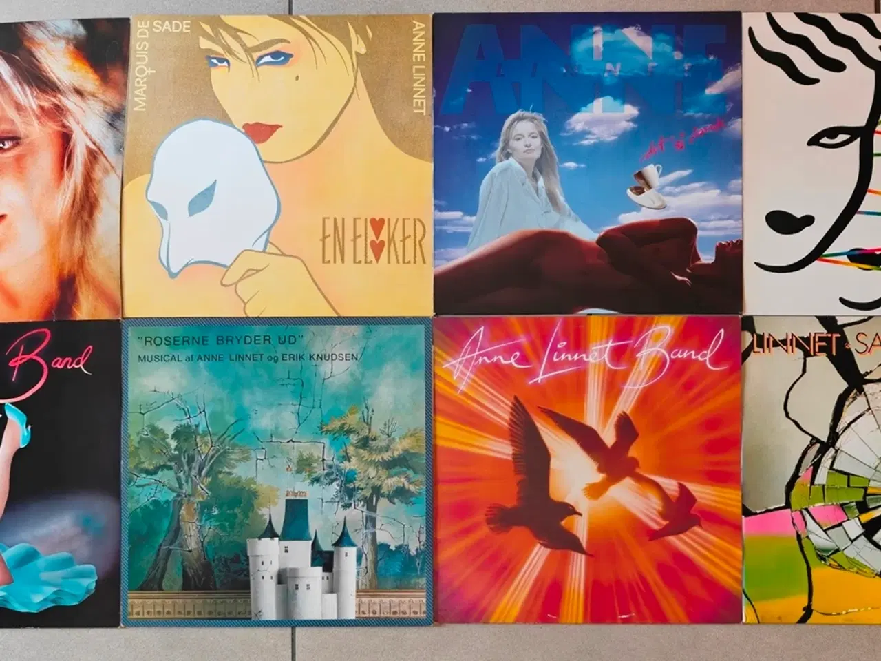 Billede 1 - LP, Anne Linnet x8