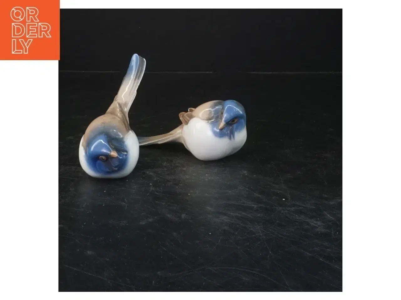 Billede 1 - Keramiske fuglefigurer fra Royal Copenhagen (str. 5x13 cm)