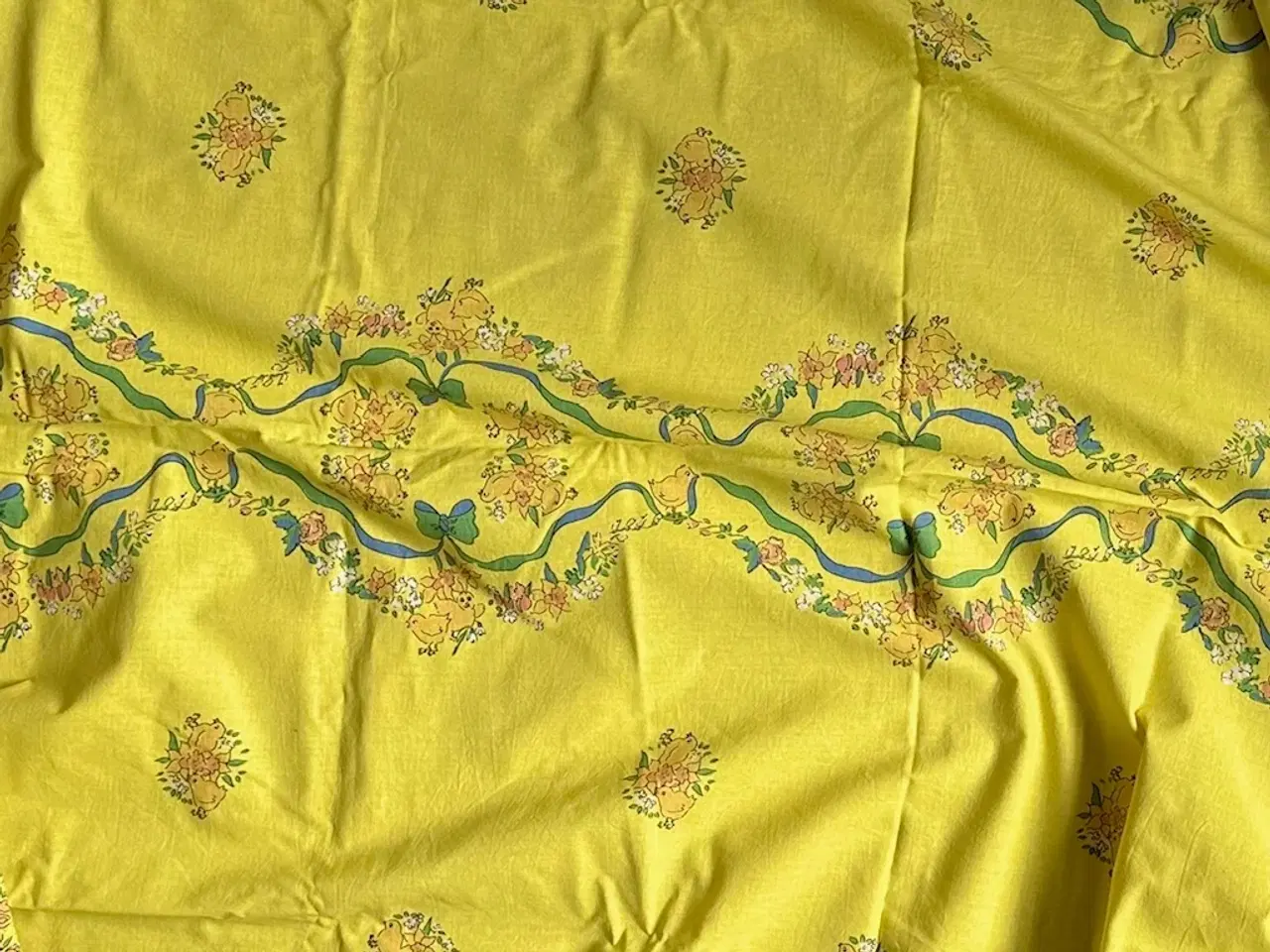 Billede 1 - Retro påskedug, 134 x 278 cm