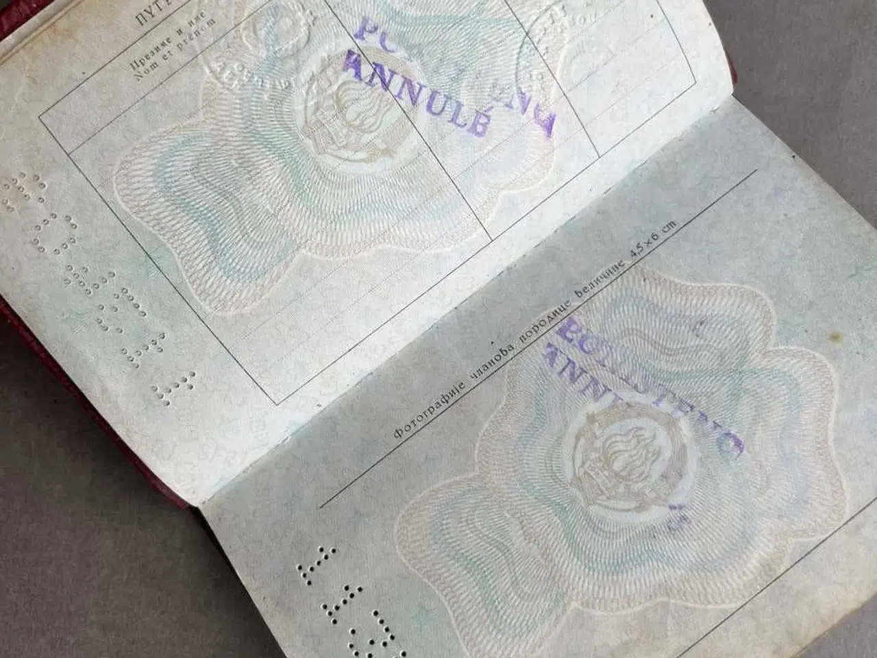 Billede 5 - Østtysk DDR Jugoslavisk Pas