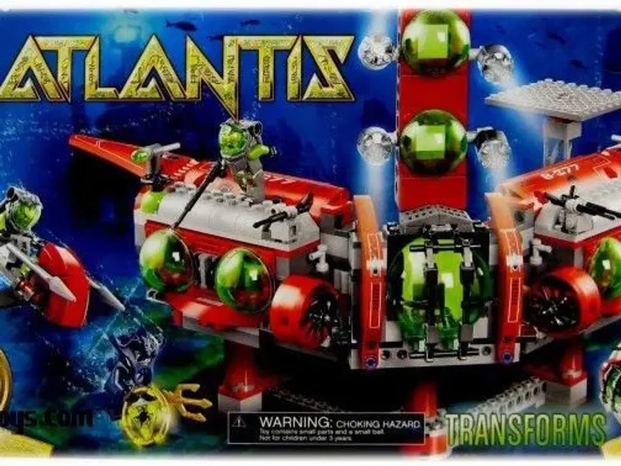 Billede 2 - Lego Atlantis - stor pakke m/5 enheder - NP 1.528