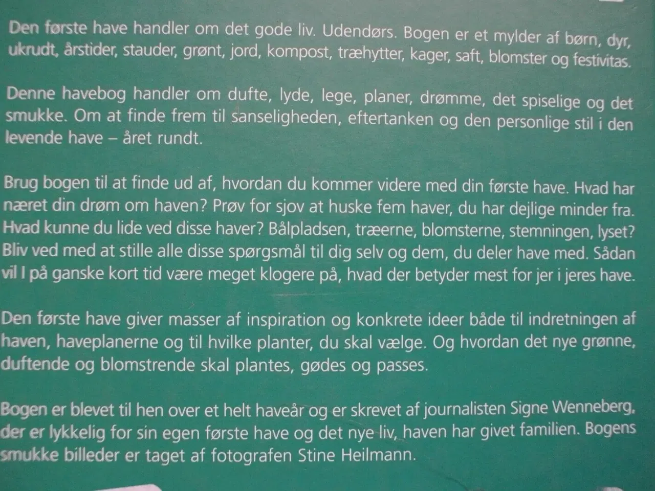 Billede 4 - den første have - et nyt liv udendørs, af signe we