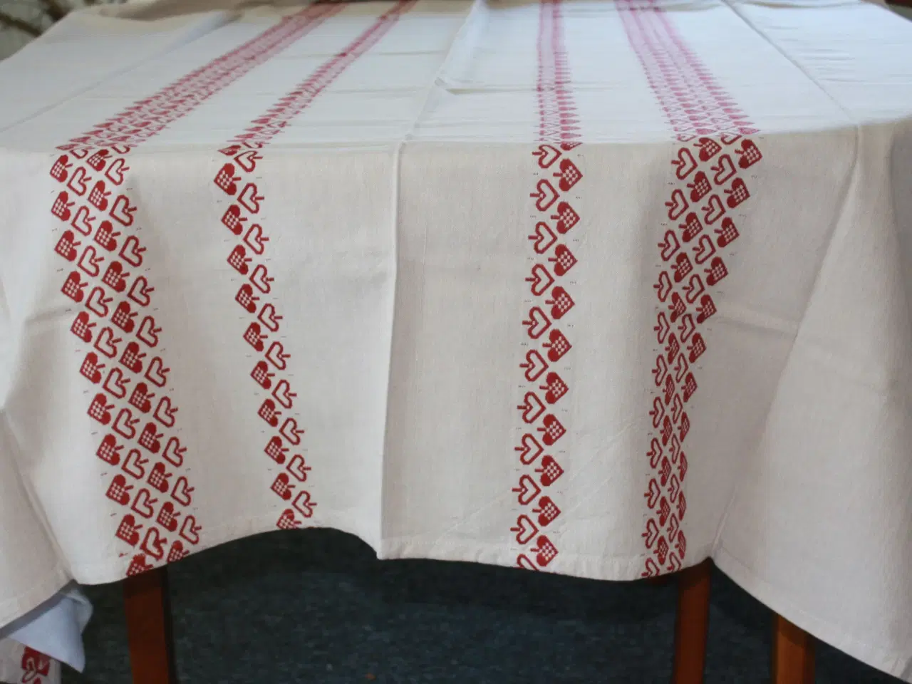 Billede 1 - XX  Juledug "Home art" 130 x 250 cm