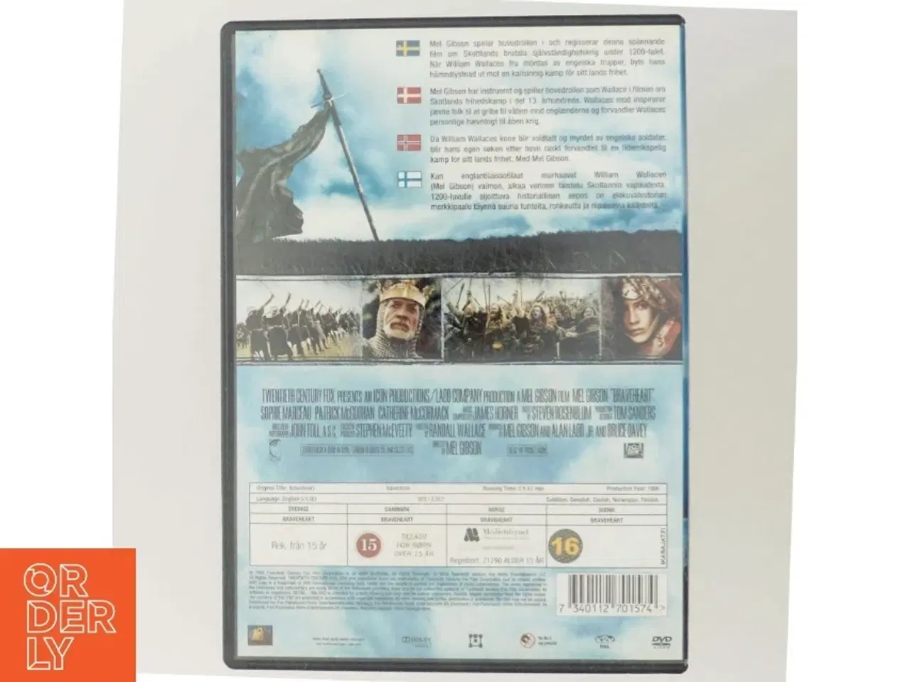 Billede 3 - Braveheart DVD