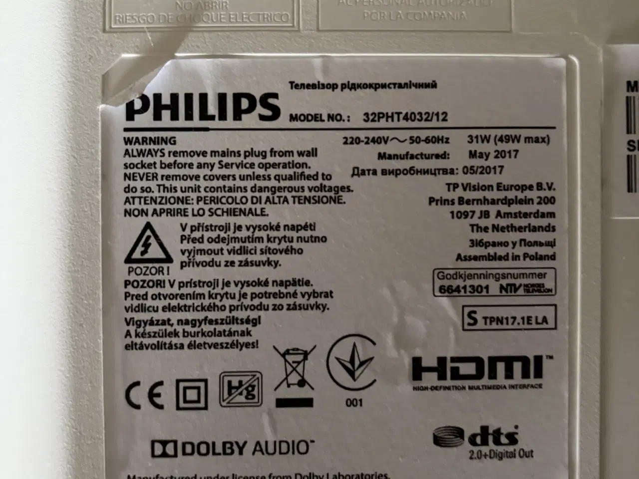 Billede 5 - 32” Philips fladskærms tv
