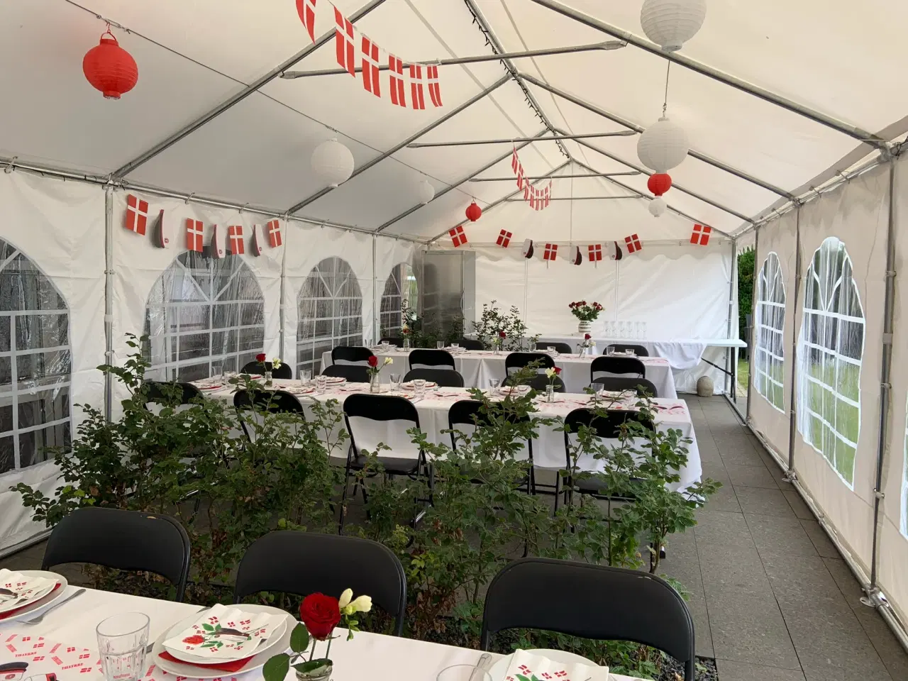 Billede 2 - Partytelt 4x10m PVC