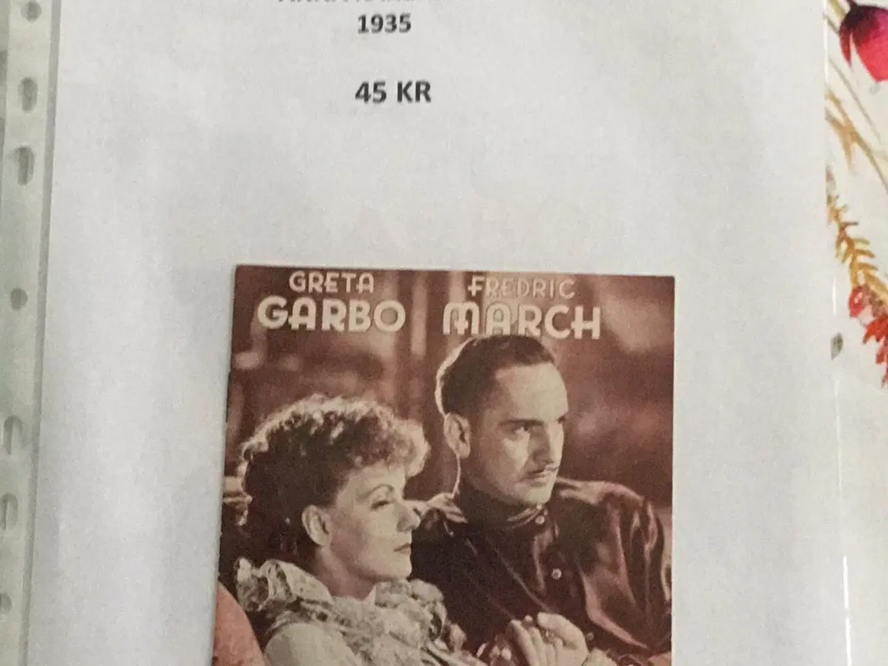 Billede 6 - Filmprogrammer - Stewart+Gable+Flynn+Garbo