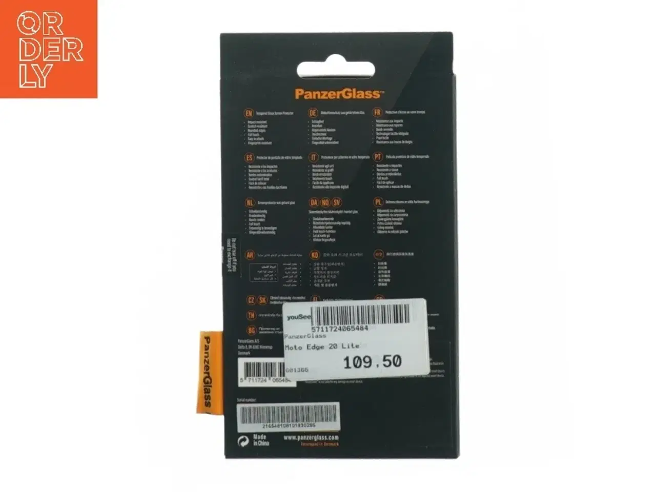 Billede 2 - Beskyttelsesglas til motorola edge 20 light fra Panzer Glass (str. 18 x 10 cm)