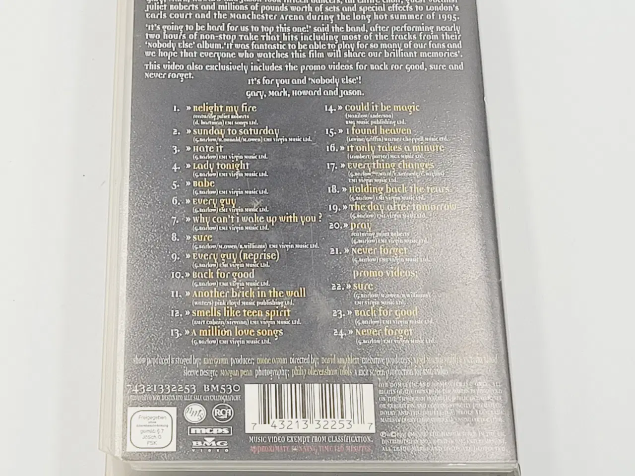 Billede 3 - ⭐️· Take That – Nobody Else "The Movie" (VHS)