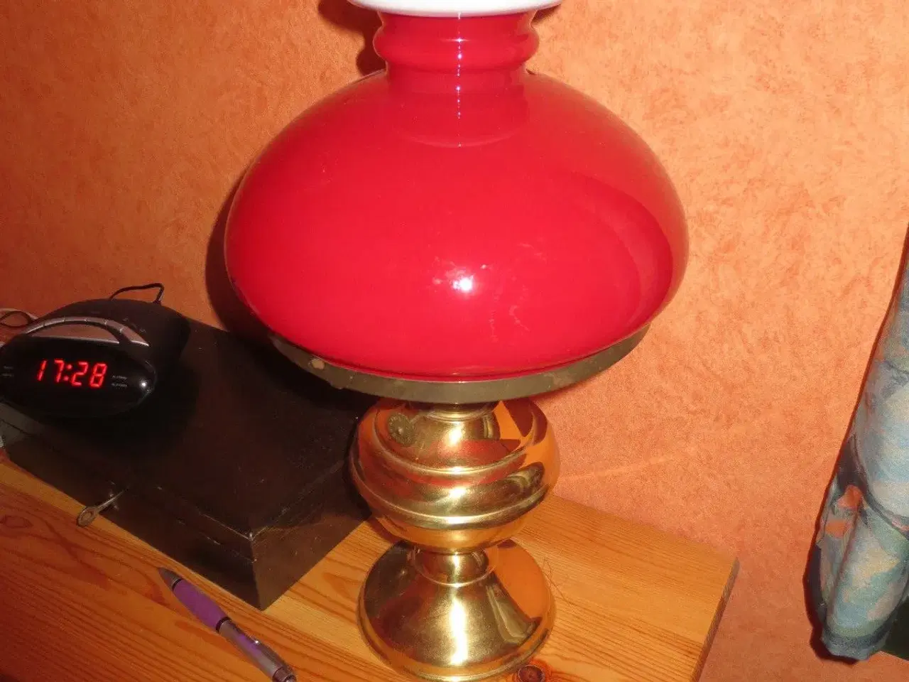 Billede 1 - Messing  bordlampe
