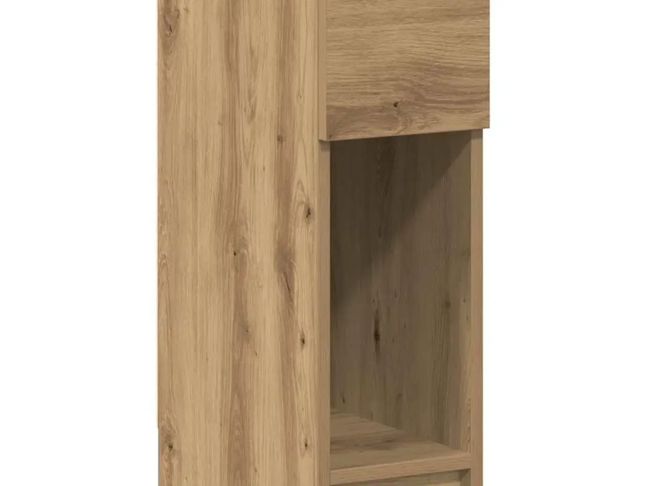 Billede 5 - Sengeborde med skuffe 2 stk. 20x36x60 cm egetræsfarve