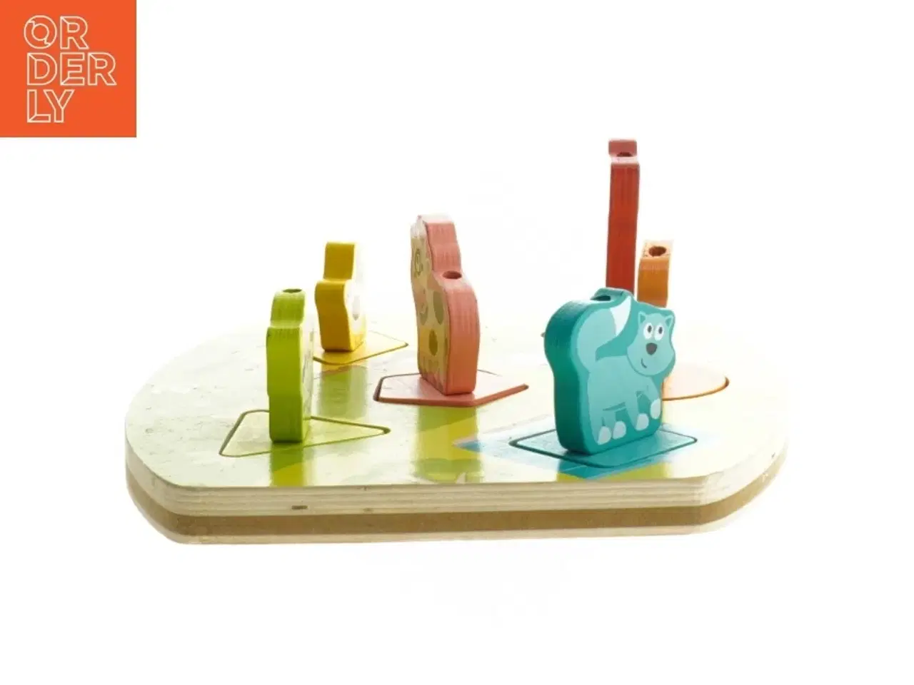 Billede 2 - Træpuslespil med lyd til børn fra Hape (str. 22x20,5 cm)