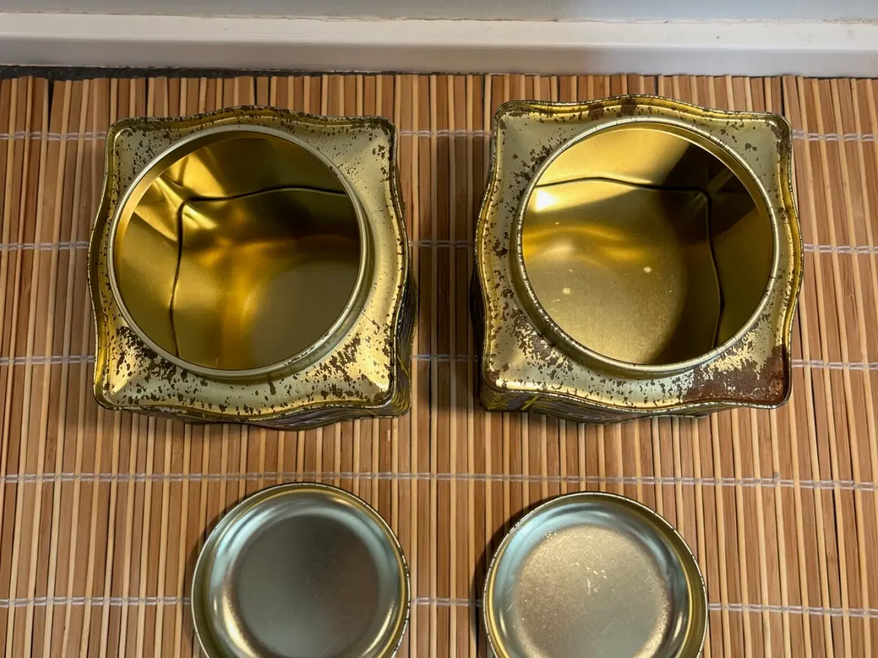 Billede 3 - 2 stk. Vintage Ocean Queen Kaffedåser – Maritim Re