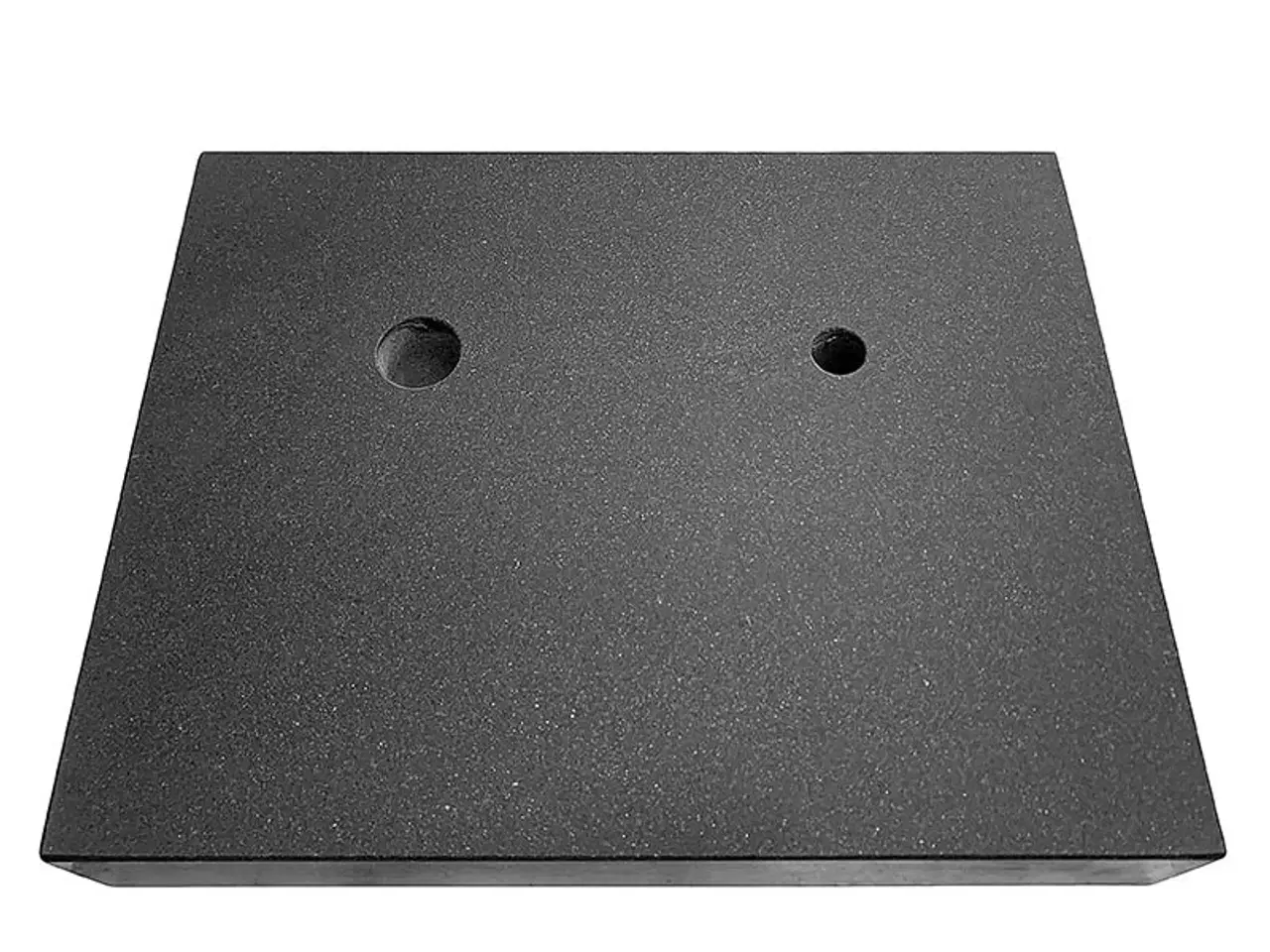 Billede 1 - Granitplan 450x350x75 mm med 2 huller Ø39 og Ø49 mm 876/00