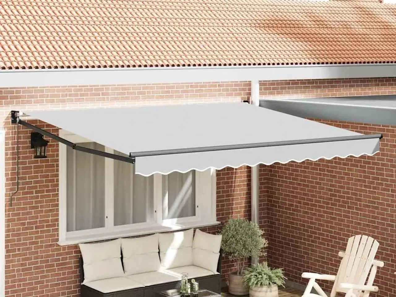 Billede 1 - Markise Antracit 3 x 2,5 m Metal