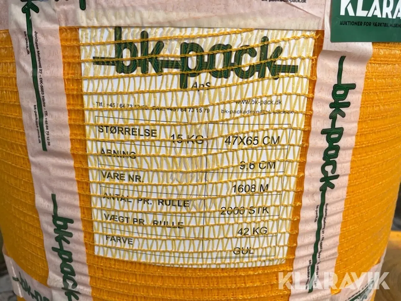 Billede 5 - Netsække BK-pack 15kg 3 ruller