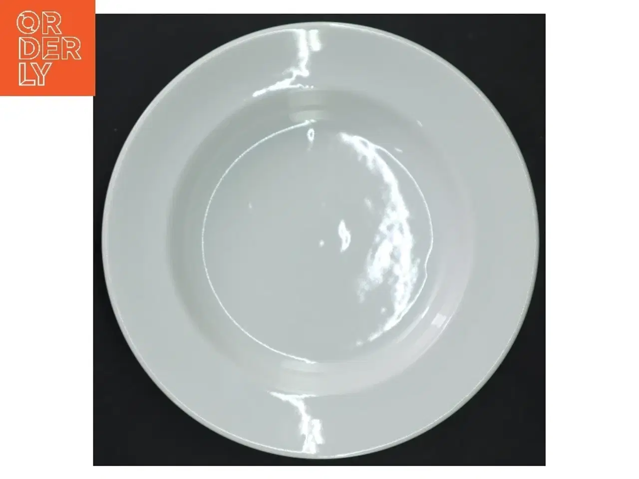 Billede 4 - Hvide dybe middagstallerkener, 5 stk, dybe (str. 22 x 3 cm)