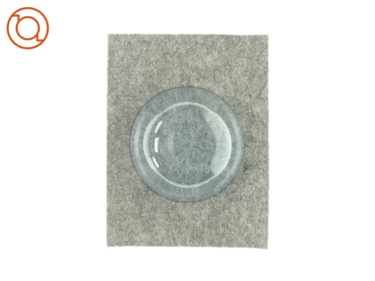 Billede 2 - Skål i blåt glas (str. HØ: 5x13 cm)