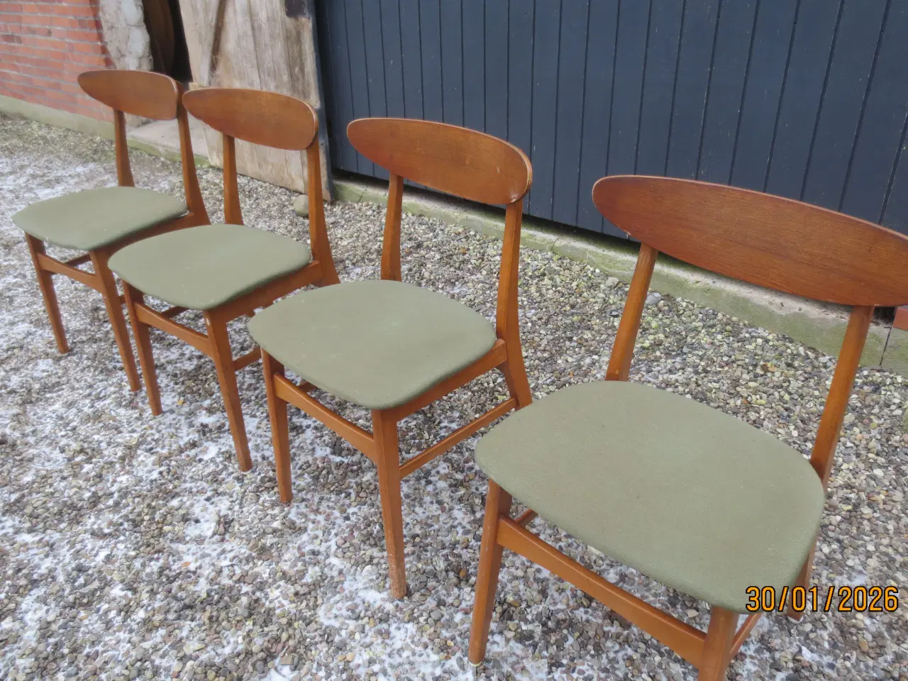 Billede 1 - 4 stk Farstrup teak stole Model 210