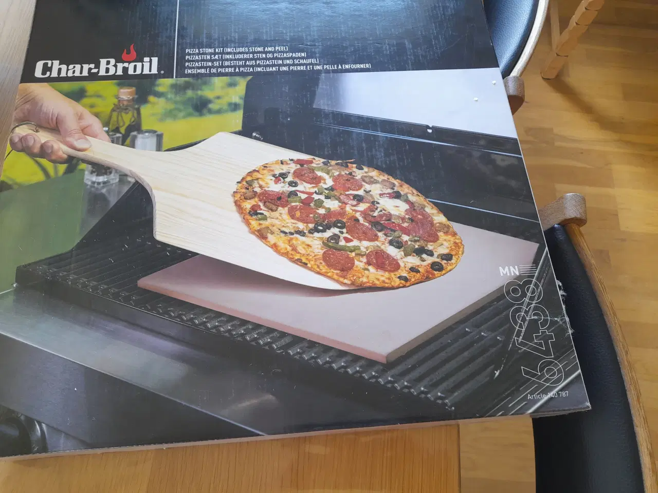 Billede 4 - Char-Broil firkantet pizzasten med spade