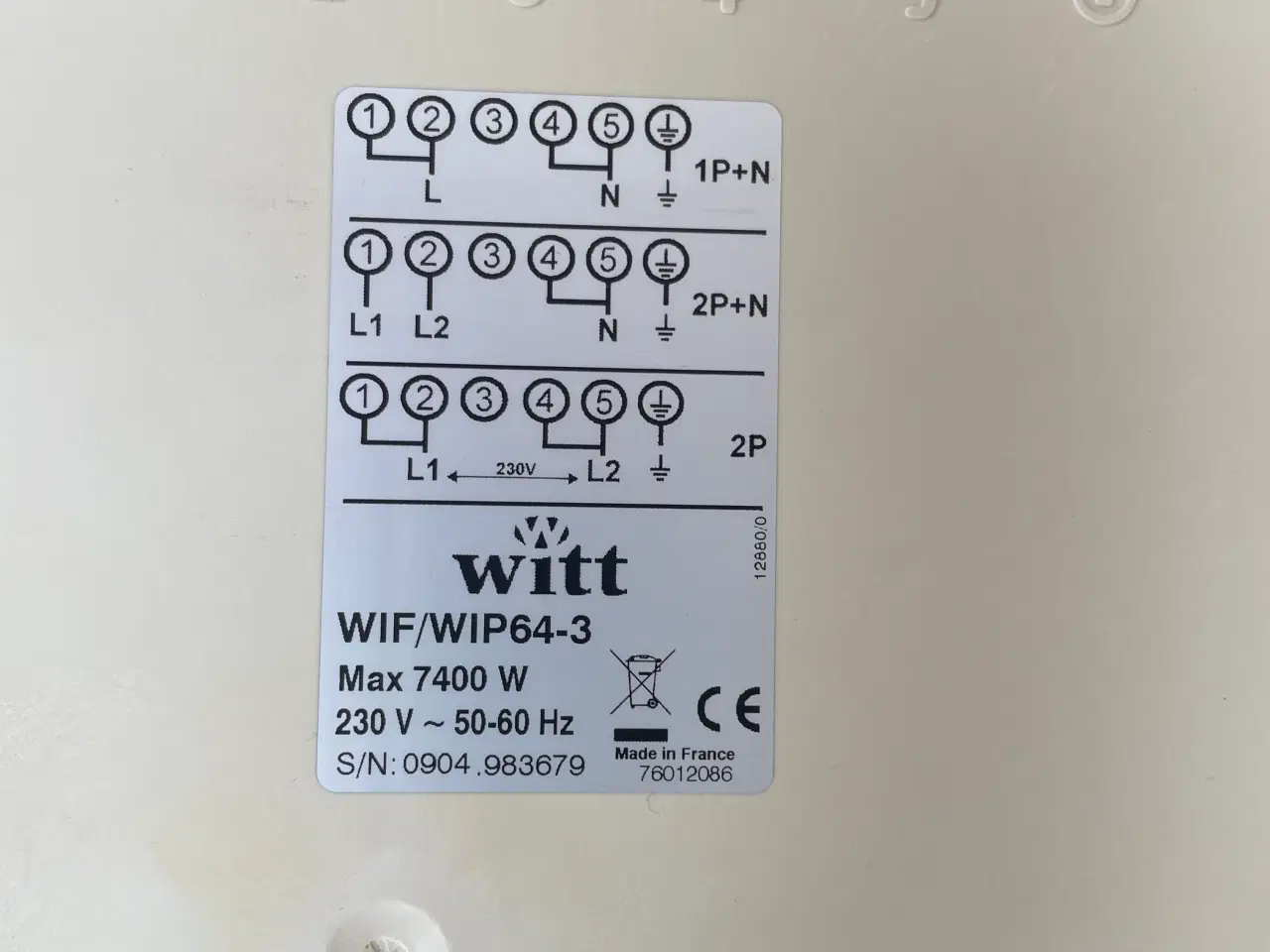 Billede 5 - WITT induktion kogeplade 