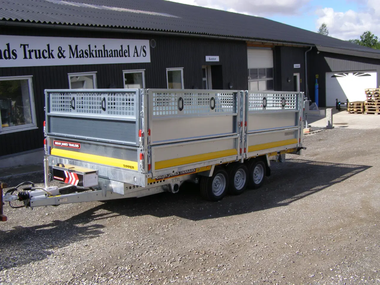 Billede 2 - Eksklusiv 3500 kg Brian James tip trailer