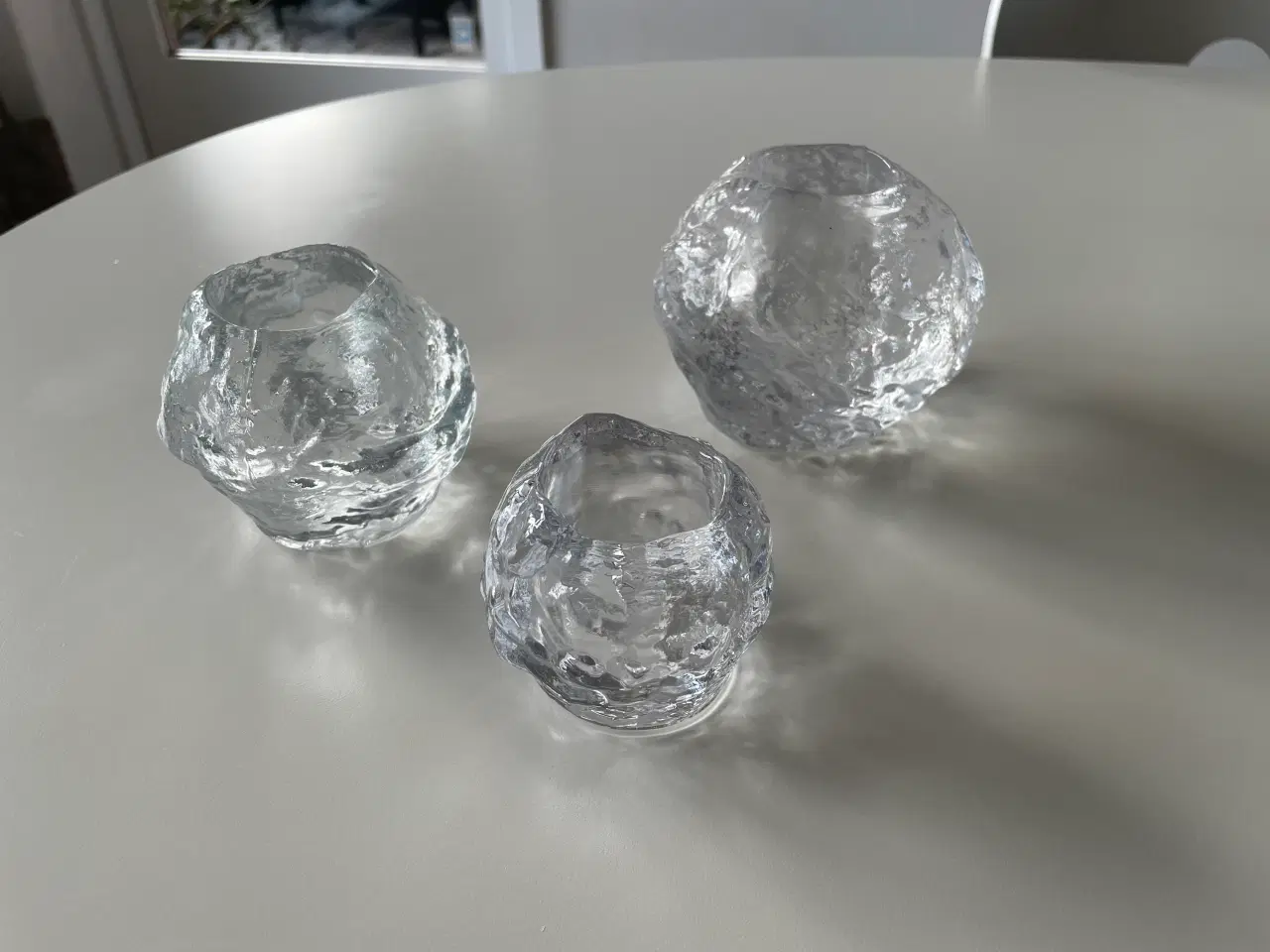 Billede 2 - Snow Ball lysestager fra Kosta Boda 3 størrelser