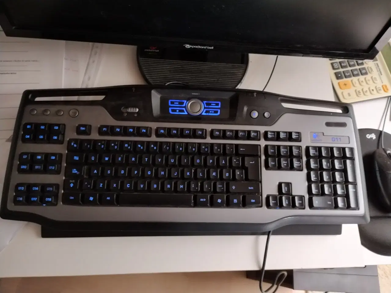 Billede 8 - Gamer keyboard med lys & ledning : Logitech G11