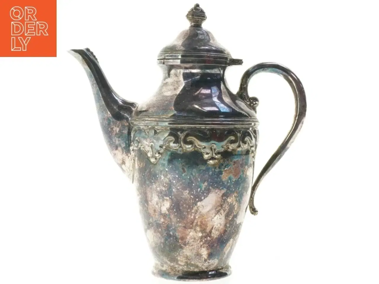 Billede 1 - Vintage sølvfarvet kande (str. 25 cm)
