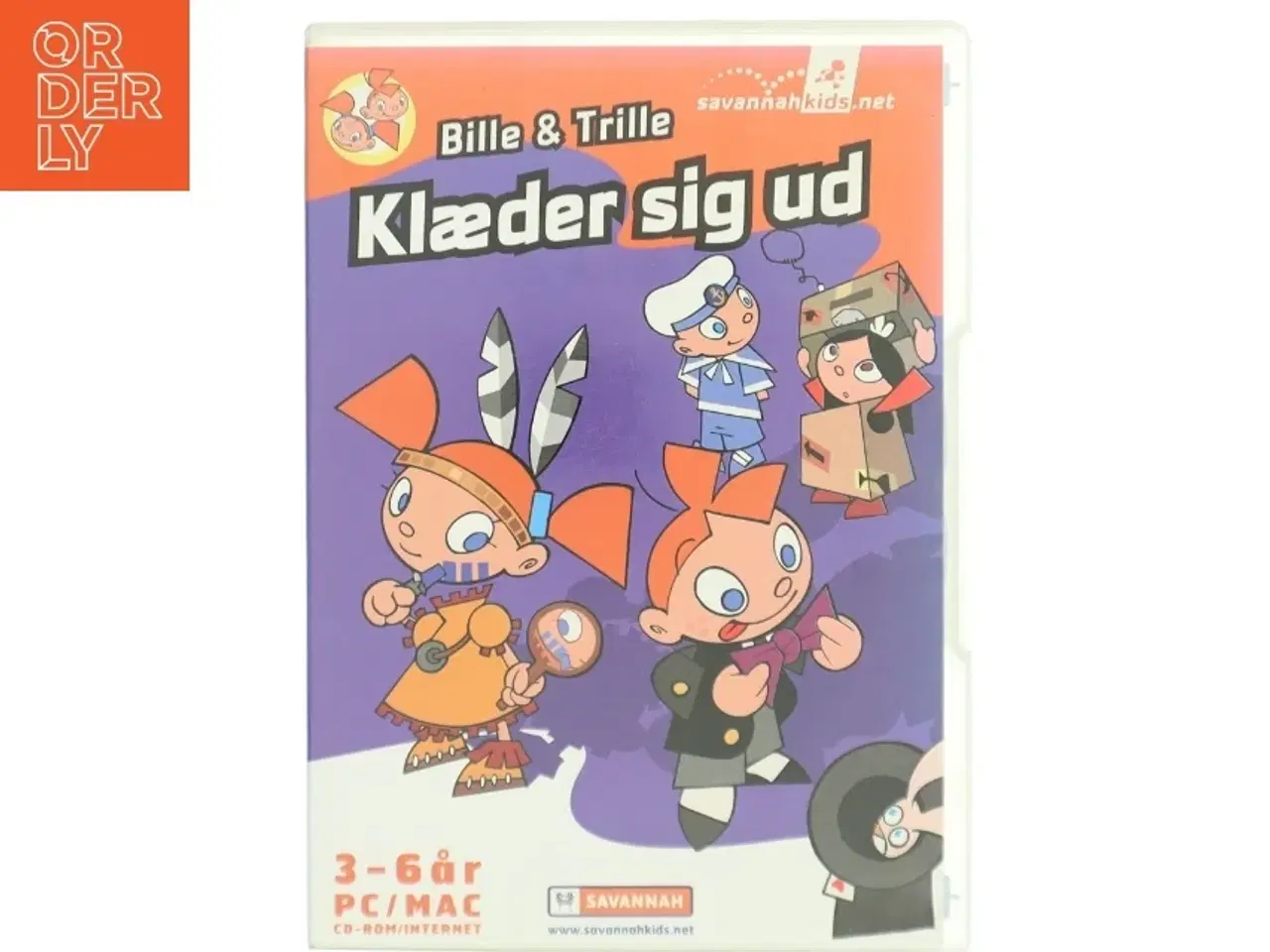 Billede 1 - Bille & Trille Klæder sig ud CD-ROM fra Savannah Kids