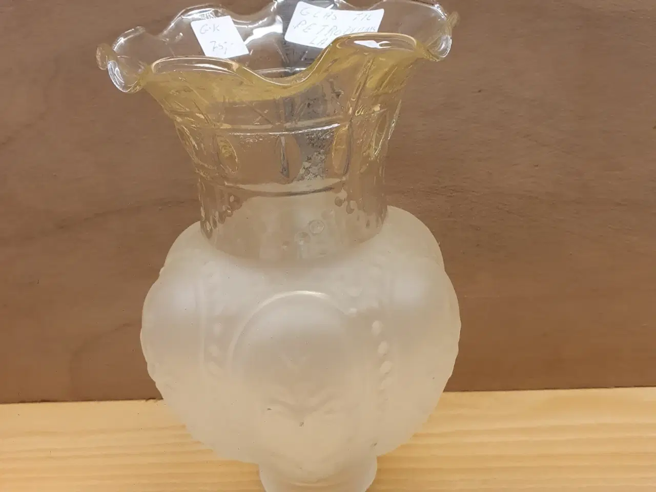 Billede 3 - Gammel glas til Petroliumslampe