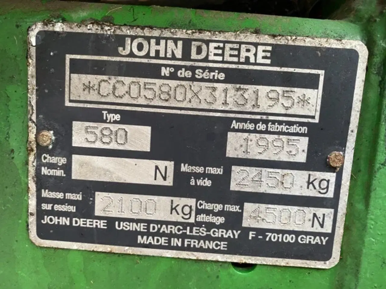 Billede 7 - John Deere 580 Sælges i dele/For Parts