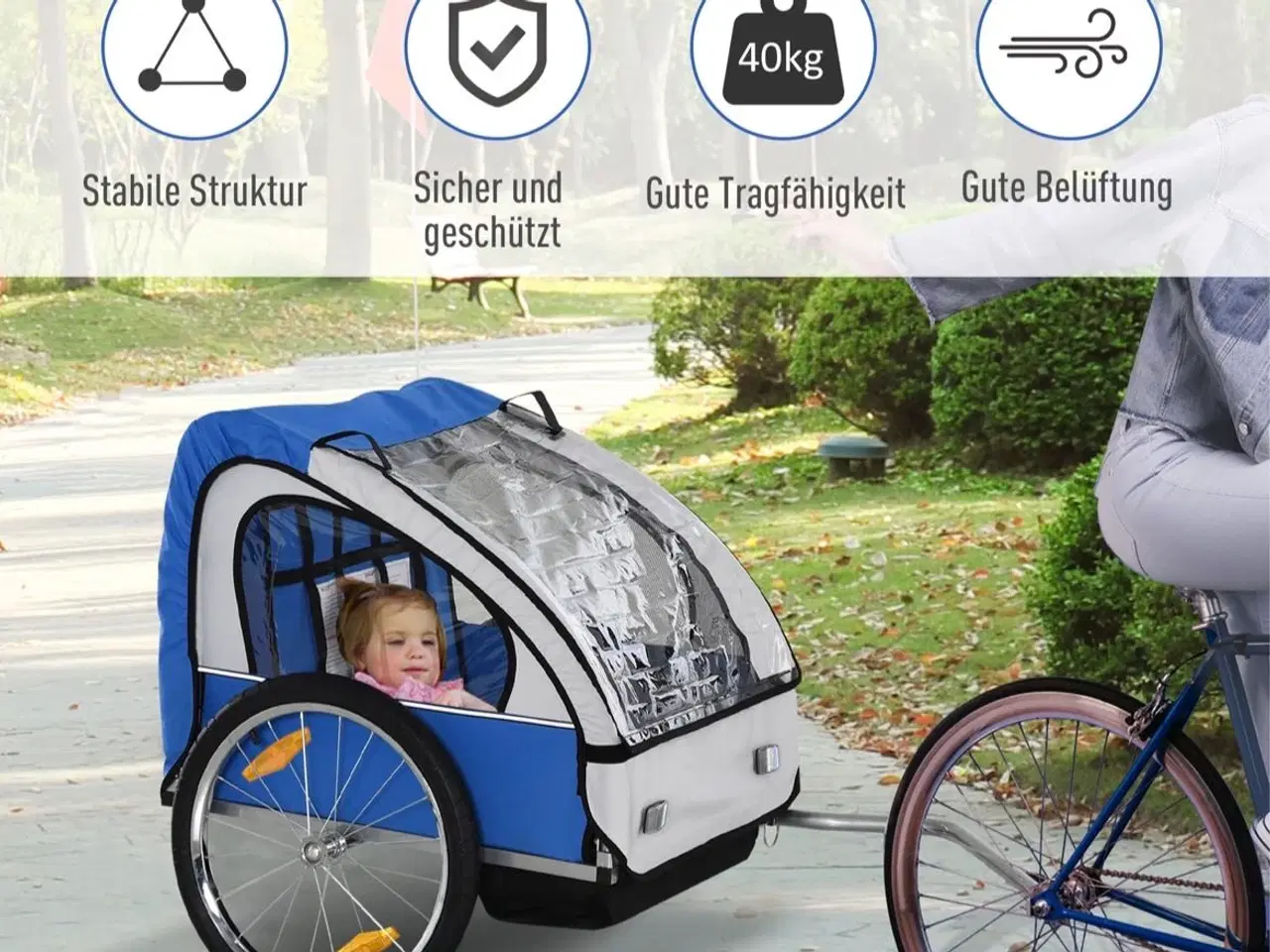 Billede 3 - Cykelanhænger til børn eller hund