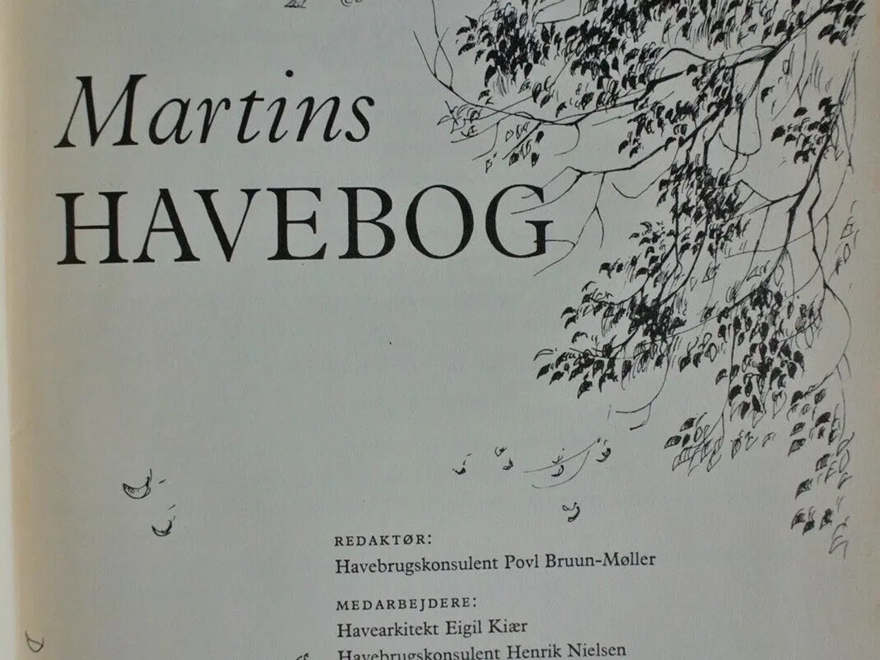 Billede 2 - martins havebog, red. af povl bruun-møller, emne: 