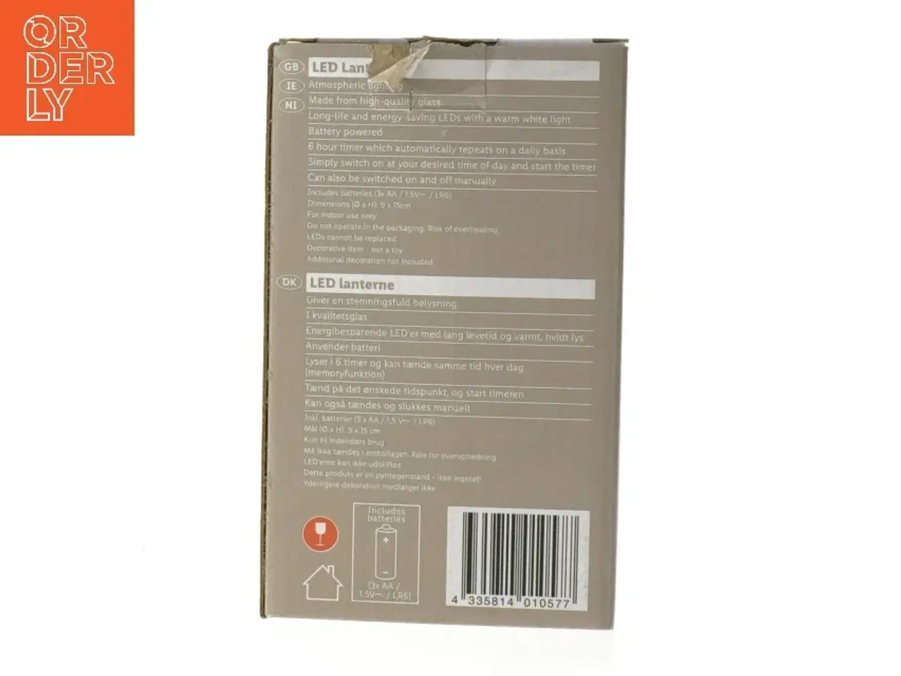 Billede 5 - Livarno LED lanterne fra Livarno (str. Ø 9 cm højde 15 cm)
