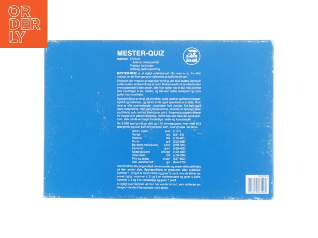Billede 4 - Brætspil Mester Quiz (str. 39 x 28 cm)
