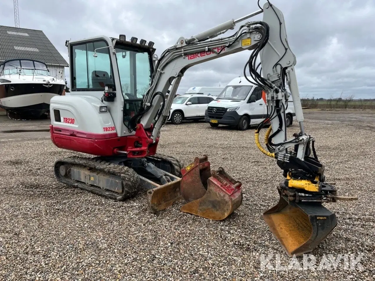 Billede 2 - Gravemaskine Takeuchi TB230 med rotortilt