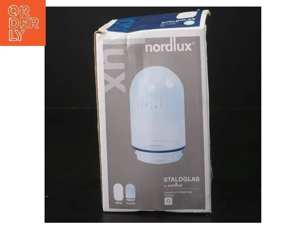 Billede 1 - Nordlux staldbelysning glasskærm fra Nordlux (str. 9,5x16 cm)