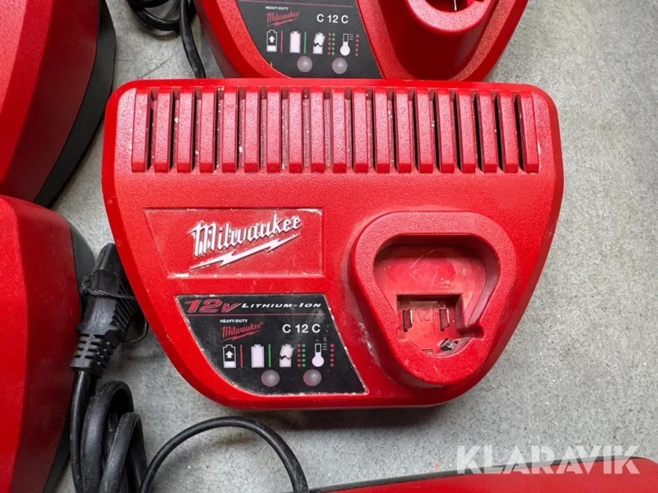 Billede 7 - Batteri oplader til 12 volt Milwaukee 12 V 6 styks