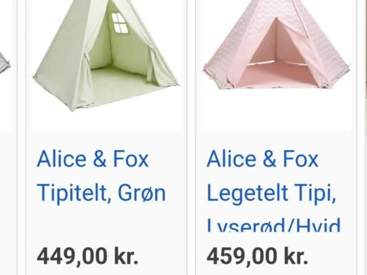 Billede 5 - Tipitelt - Alice og Fox