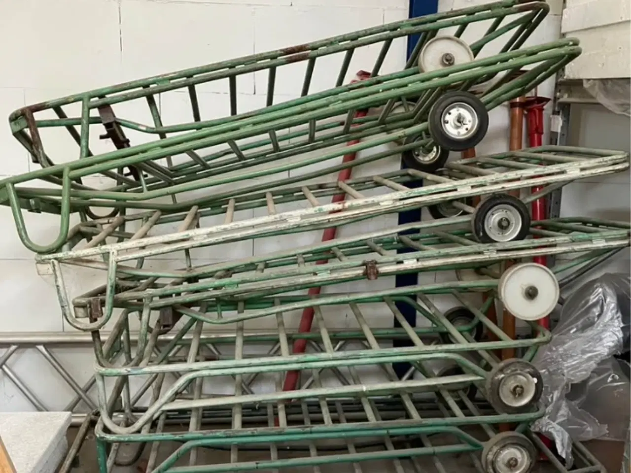 Billede 1 - Q vogne til brug på værksted 